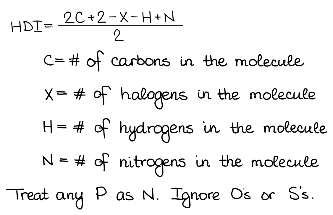 formula to calculate HDI