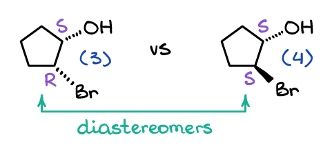 examples of diastereomers