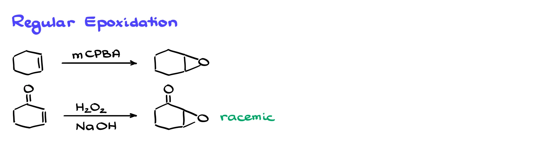 epoxidation of alkenes