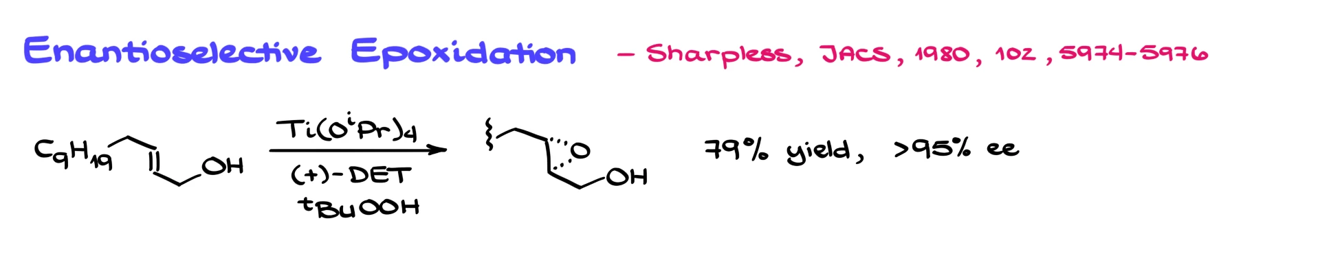 sharpless epoxidation